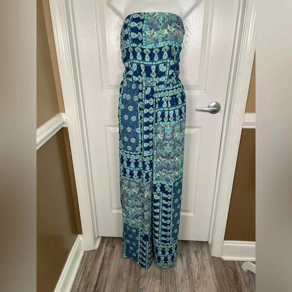 Olivaceous Ocean 🌊 Colors Jumpsuit - Picture 1 of 6